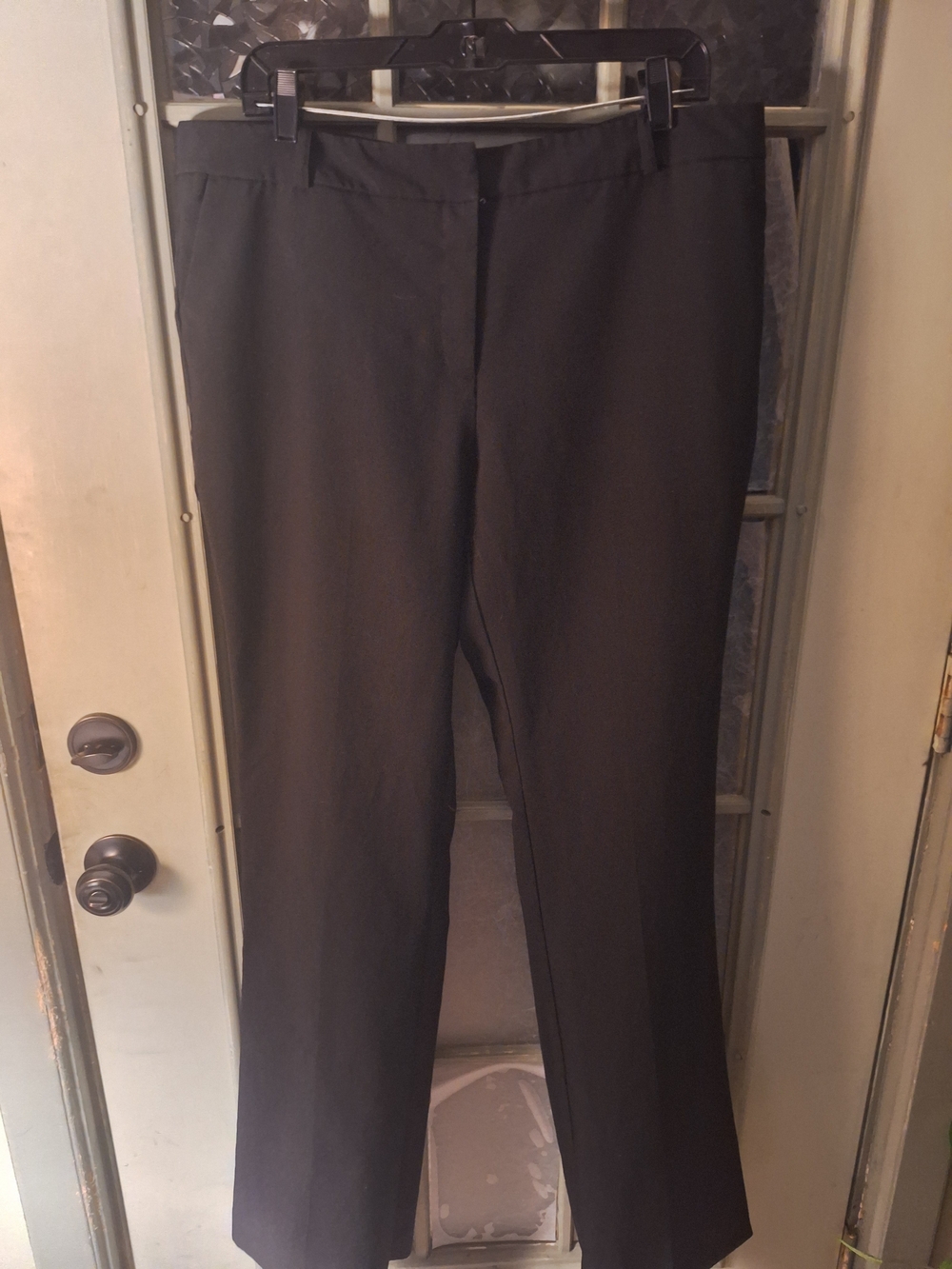 New York & Company Black Stretch Dress Slacks Pants 16 Tall 16T Workwear